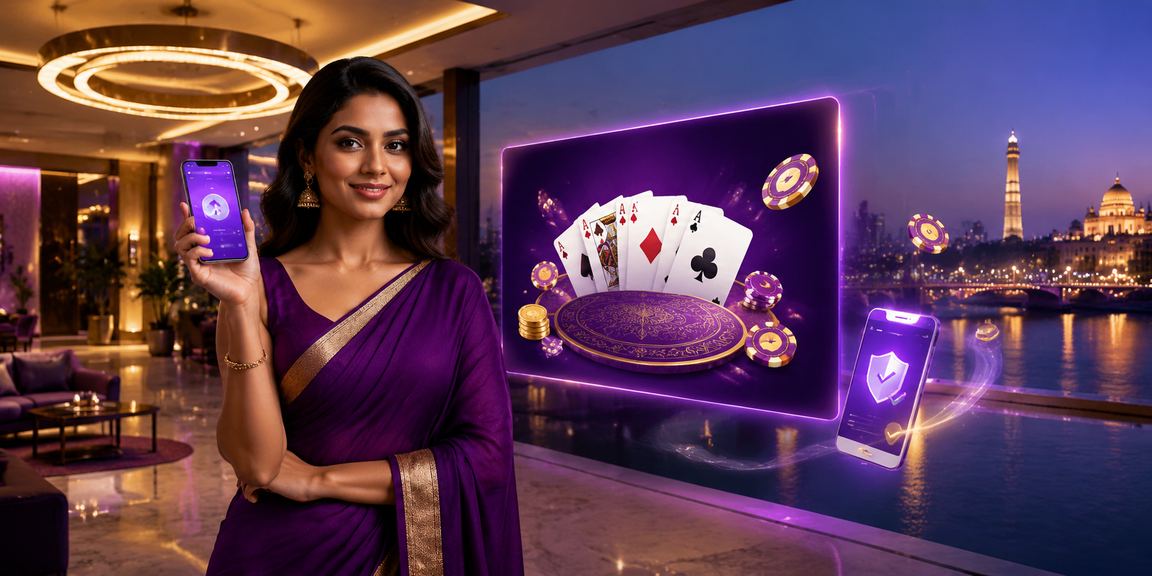 Indian model playing Teen Patti card game in Delhi